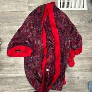 Victoria’s Secret Satin Embroidered Robe